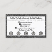 Peitschen-Techniker Visitenkarte (Rückseite)