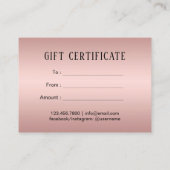 Peitschen u. rabattkarte (Rückseite)