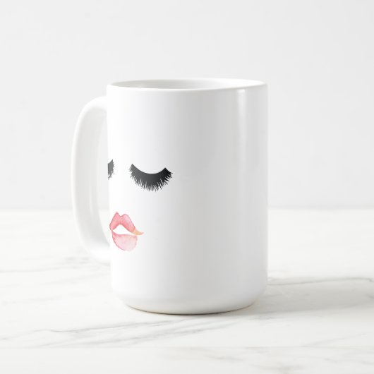 Peitschen und Lippen Kaffeetasse (Vorderseite Links)