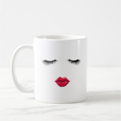 Peitschen und Lippenkaffee-Tasse Kaffeetasse (Links)