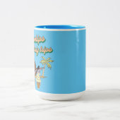 Peitschen und polynesische Ausflüge Kaffee Tasse (Mittel)