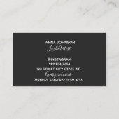 Peitschen Visitenkarte (Rückseite)