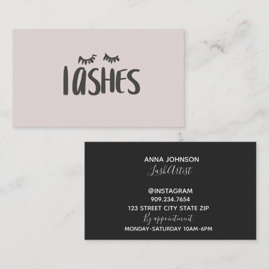 Peitschen Visitenkarte (Vorne/Hinten)