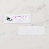 Peitschen-Visitenkarte Mini Visitenkarte (Vorne/Hinten)