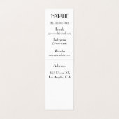 Peitschen Visitenkarten (Innenseite Aufgefaltet)