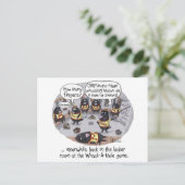 Peitschenkonzession Postkarte (Stehend Vorderseite)