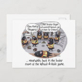 Peitschenkonzession Postkarte (Vorne/Hinten)