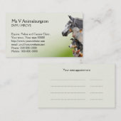 Peitschentier Terminkarte (Vorne/Hinten)