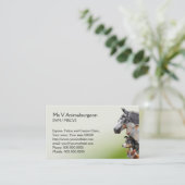 Peitschentier Terminkarte (Stehend Vorderseite)