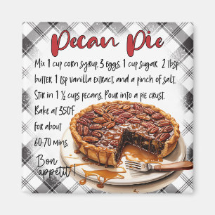 Pekan-Pie-Rezept Magnet
