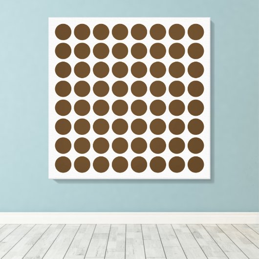 Pekanneutrale Punkte Leinwanddruck (Insitu (Holzboden))