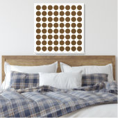 Pekanneutrale Punkte Leinwanddruck (Insitu (Schlafzimmer))