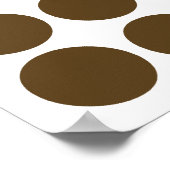 Pekanneutrale Punkte Poster (Ecke)