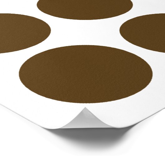 Pekanneutrale Punkte Poster (Ecke)