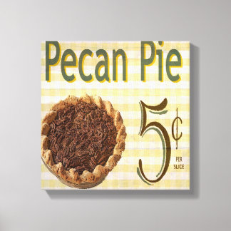Pekannuss-Pie Leinwanddruck
