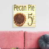 Pekannuss-Pie Leinwanddruck (Insitu (Wohnzimmer))