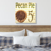 Pekannuss-Pie Leinwanddruck (Insitu (Schlafzimmer))