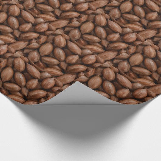 Pekannüsse Geschenkpapier (Ecke)