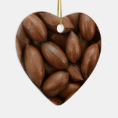 Pekannüsse Keramik Ornament (Rechts)