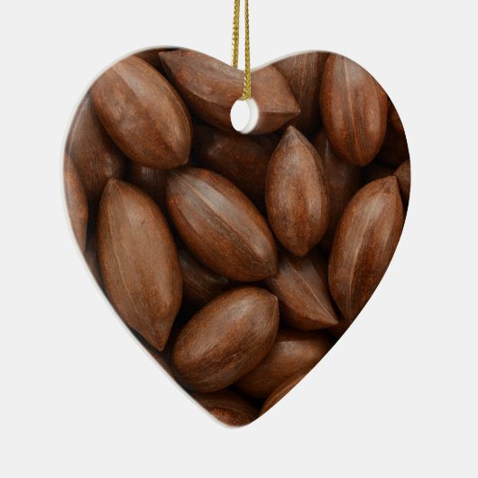 Pekannüsse Keramik Ornament (Rechts)