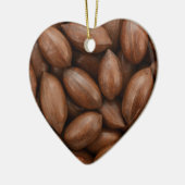 Pekannüsse Keramik Ornament (Links)