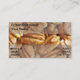 Pekannüsse Visitenkarte