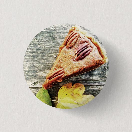 Pekannusstorte Button (Vorderseite)