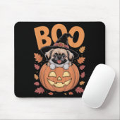 Peke Costume On Pumpkin Halloween Pekingese  Mousepad (Mit Mouse)