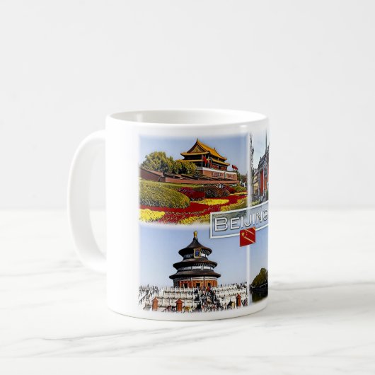Pekin - China - Mosaik - Kaffeetasse (Vorderseite Links)