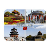 Pekin - China - Mosaik - Magnet (Horizontal)