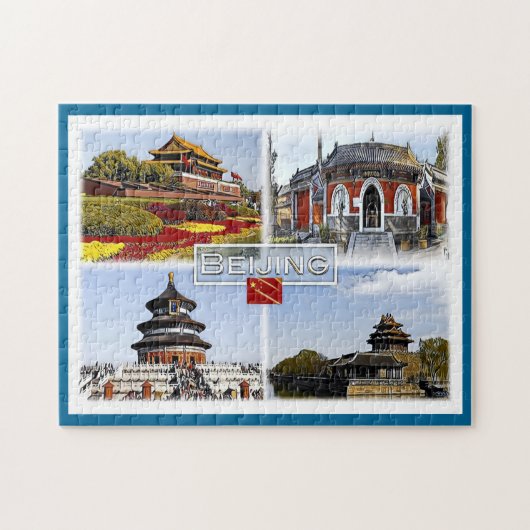 Pekin - China - Mosaik - Puzzle (Horizontal)