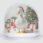 PEKIN CHRISTMAS DUCK SNOW GLOBE SCHNEEKUGELN (Vorderseite)