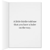 Pekin Duckling Glückwunschs New Baby (Innen (Rechts))