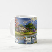 Pekin Ducks Design für digitale Tasse (Vorderseite Links)
