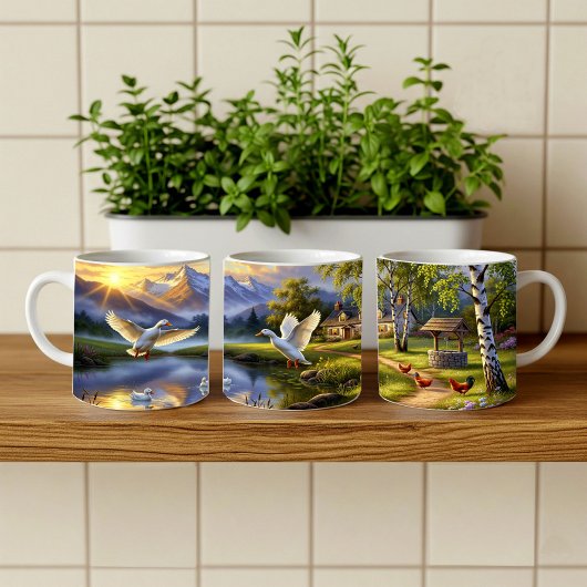 Pekin Ducks Design für digitale Tasse