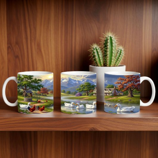 Pekin Ducks Design für digitale Tasse