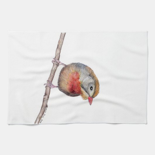 Pekin Robin Bird (Leiothrix lutea) Küchentücher (Horizontal)