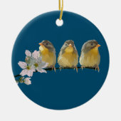 Pekin Robins Keramik Ornament (Vorne)