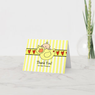 Peking Baby Ducky Danke Note Card