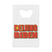 Peking-Biden-China-Flag. Geldbeutel Flaschenöffner (Vorderseite)