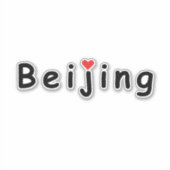 Peking-China Aufkleber (Vorderseite)