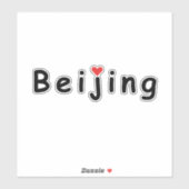 Peking-China Aufkleber (Blatt)