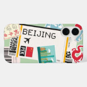 Peking China Boarding Pass Case-Mate iPhone Hülle (Rückseite (Horizontal))