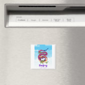 Peking China Dragon Reiseplakat Magnet (In Situ (Geschirrspüler))