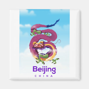 Peking China Dragon Reiseplakat Magnet