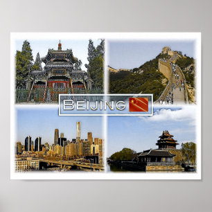 Peking - China - Mosaik - Poster
