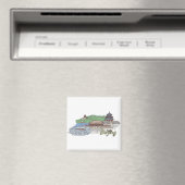 Peking - China.png Magnet (In Situ (Geschirrspüler))