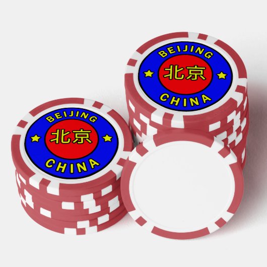 Peking-China Pokerchips (Stapel)