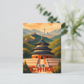 Peking China Postkarte (Stehend Vorderseite)