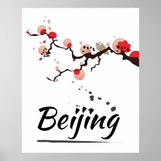 Peking China Vintage Poster (Vorne)